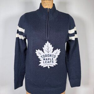 Vintage Toronto Maple Leafs NHL 1/4 zip sweater
